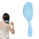 DOYIME ヘアブラシ ドライブラシ 乾湿両用 速乾ブラシ メンズ レディース スケルトンブラシ(4)