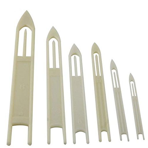 SHADDOCKネット修理針手編み網針ニードルシャトルプラスチックアバリ補修網針6本セット11cm-30cm