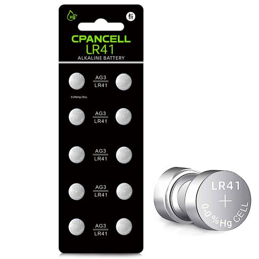 LR41 ボタン電池 LR41 SR41 AG3 736 バッテリー 1.5V ボタンコイン電池(10個)
