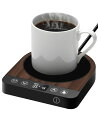 Kyerlishカップウォーマーコーヒーウォーマー保温コースターマグカップウォーマードリンクウォーマー【新登場プレゼント・5段階温度設定・最高85°C】静音保温4つ保温モード13cm広い加熱…
