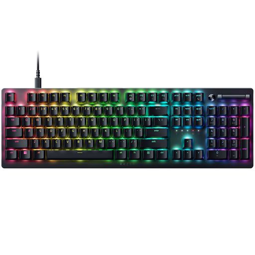 Razer レイザー DeathStalker V2 Clicky Optical Switch ゲームや仕事に最適な高速性と応答性が得られすっきりとした歯切れの良い打鍵感の有線ゲーミングキーボード 薄型オプティカルスイッチ搭載 …