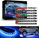 Alopeeの6つのパック12Vはライトストリップ32CM青いゴルフカートを導いた車、Suvs、ATVのためのライトの下半身のオートバイによって導かれるunderglowライトを導いた車のための防水内部のボー…