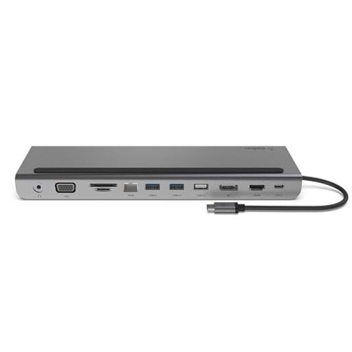 Belkin テレワーク リモートワーク用 ドッキングステーション USB-Cハブ 11-in-1 HDMI/Displayport/VGA対応 最大100W PD対応 MacBook/MacBook Pro/MacBook