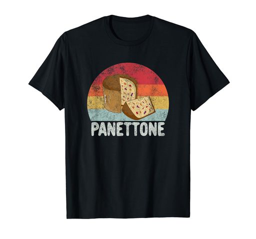 レトロなパネトーンケーキギフト。Tシャツ