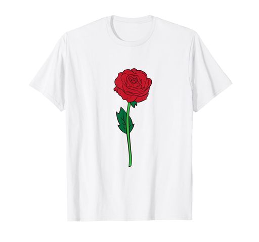 この赤いバラの花Desingは、漫画のスタイルでクールな赤いバラの花を示しています。ガーデナーやバラやガーデニングが好きな女の子への赤いバラの花のギフト。母の日のプレゼントやバレンタインデーのプレゼントにも最適です。 レッドローズの花のコス...