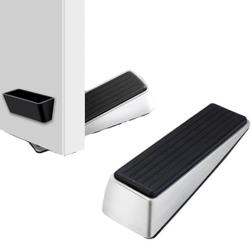 ドアストッパードア止めかわいいおしゃれ室内玄関防火扉【超耐荷重】取り付け不要収納ケース付属ゴム製..