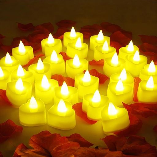 Candle Type - DFsuccesLEDキャンドルライト24個セット癒しの灯り暖かい黄色の光安全省エネ長持ち便利電池付き写真摄影クリスマス結婚式誕生日纪念日パーティープロポーズプレゼント室内・室外飾り(ハ…