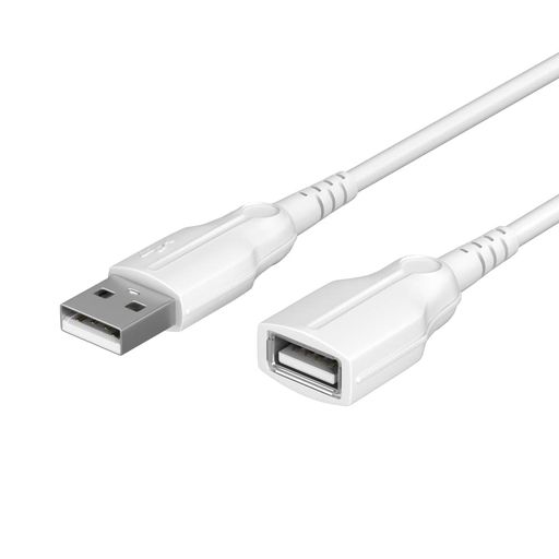 オウルテック USB延長ケーブル TYPE-A 2M 断線に強い USB TYPE-A オス TO USB TYPE-A メス ホワイト OWL-CBKE20-WH