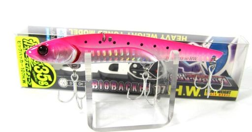 JACKALL(ジャッカル)メタルバイブレーションビッグバッカーHW35g107mmピンクバックイワシ/ボーダーホロ