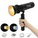 INKEEGLODCROWGC60X560Wバイカラー充電式LEDビデオライト142Wh/9600mAhバッテリー内蔵100W双方向給電ボーエンズマウントLEDライト撮影補助光2色切替色温度2700k-6500k調整可能