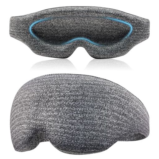 FIILアイマスク睡眠用3D立体型遮光率99.99%安眠快眠グッズ圧迫感なし柔らかい軽量通気性目隠し洗濯可能サイズ調整可能旅行/出張/昼寝に..