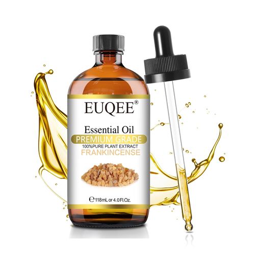 EUQEEアロマオイルエッセンシャルオイルフランキンセンス天然100%精油118MLアロマディフューザー用
