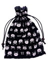 巾着袋 裏地付き 和柄 柴犬×黒 ハンドメイド 日本製 御朱印帳袋 御朱印帳入れ 和小物 和雑貨(3)
