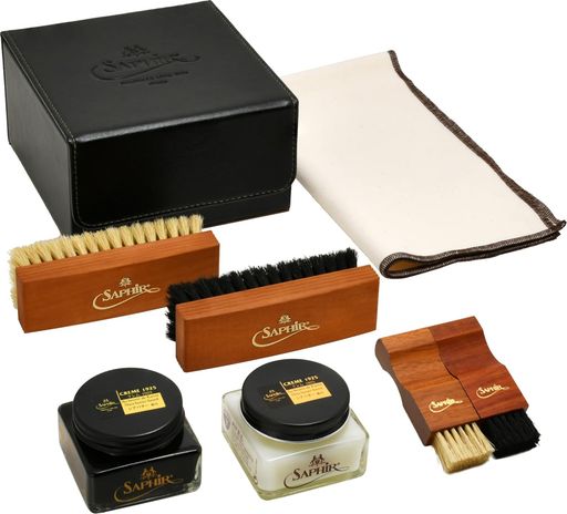 [サフィールノワール]デラックスシューシャインセット靴磨き父の日バレンタイン就職祝い入社祝い4900580000neutralブラック、ニュートラルサイズ無し