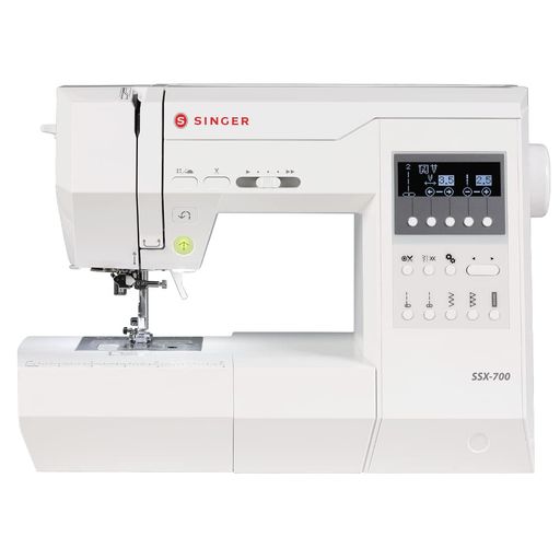 SINGER シンガー コンピュータミシン ワイドテーブル付 フットコントローラー付 自動糸調子 自動糸切り SSX-700