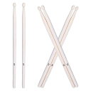 DOYIME ドラムスティック5A【6本】ドラムハンマ 太鼓 打楽器 音楽 ドラム部品 楕円形 軽量 リバウンド 快適 パール メープルウッド製 ドラム練習用 ...