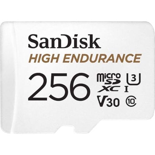 SANDISK 高耐久 ドライブレコーダー アクションカメラ対応 MICROSDXC 256GB SDSQQNR-256G サンディスク 海外パッケージ品