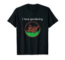 ガーデニング植物が大好きな庭師ツール恋人ガーデン Tシャツ