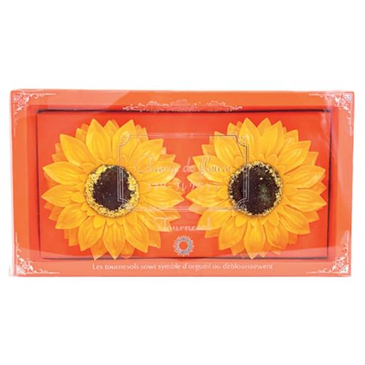 キューフラ(Q-FLA)ソープフラワーバスフレグランスひまわり2輪ボックスギフトプレゼント入浴剤バスケア..