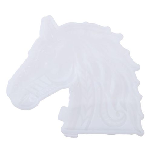 3D馬頭シリコン型、エポキシ樹脂鋳造型壁掛け装飾型ホームデコレーションDIYクラフト用