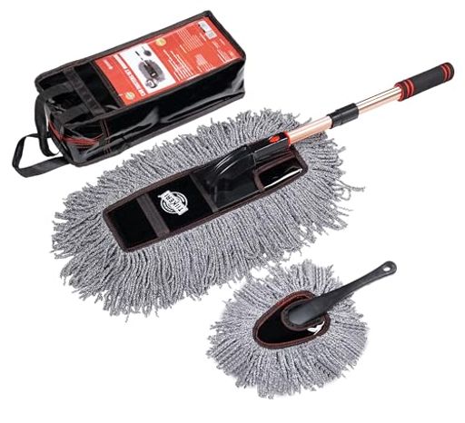 TIIKERI2個セットカーダスター&車用ダストリムーバー車モップ・車掃除用、外表及び内装クリーニング適..