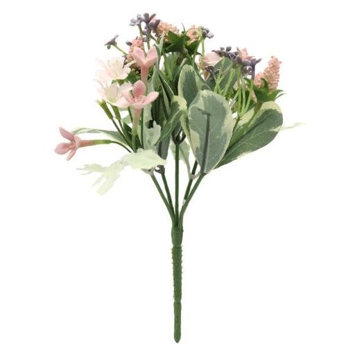 全長(約):19cm 花径(約):1~2.5cm 素材:ポリエステル/ポリエチレン/ワイヤー