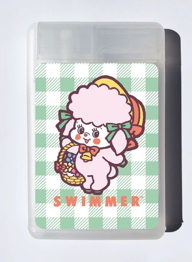 シナダグローバルSWIMMERALCO25mlアルコールハンドスプレーラッフィー5.5x1.2x8.5cm雑貨除菌清潔アニマ..