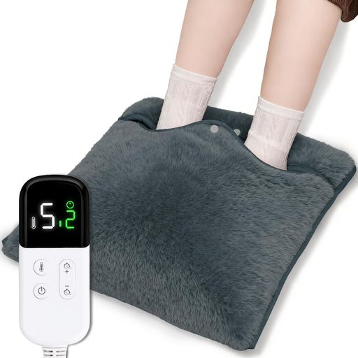 電気足温器 フットウォーマー 両面加熱 足入れタイプ 九段階温度調節 切りタイマー付き ECOモード ホットマット 電気マット 足元全体がポカポカ