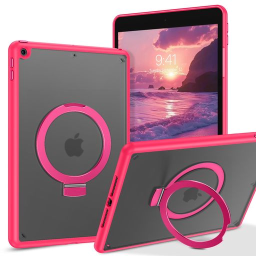 YINLAIiPad第7世代第8世代第9世代ケース2019/2020/202110.2インチリングスタンド薄型軽量耐衝撃耐落下..