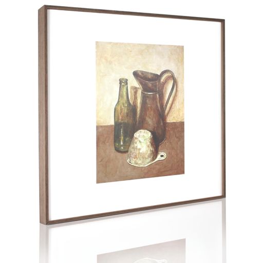 モダン北欧アートパネル静物画(50x50cm)プレミアムフレームキャンバスウォールアート壁飾りインテリア..