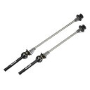 BULLSPANN自転車用クイックリリースアクスルスキュワーレバーフロントリアバイクアクスルホイールブロックハブ140mm5.51インチ180mm7.09インチ黒いMTBマウンテンロードバイク用交換パーツアク…