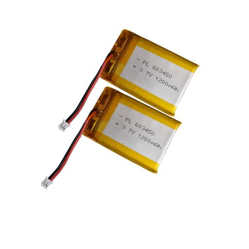 AOLIKES 3.7V充電式交換用バッテリー1200MAH PL 603450 JST PH2.0コネクタ- FOR BLUETOOTHスピーカー、GPS、MP4、POS機、カメラなどの (2パック)