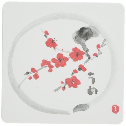 大黒工業『業務用』花柄紙製コースター角型梅100枚3362304