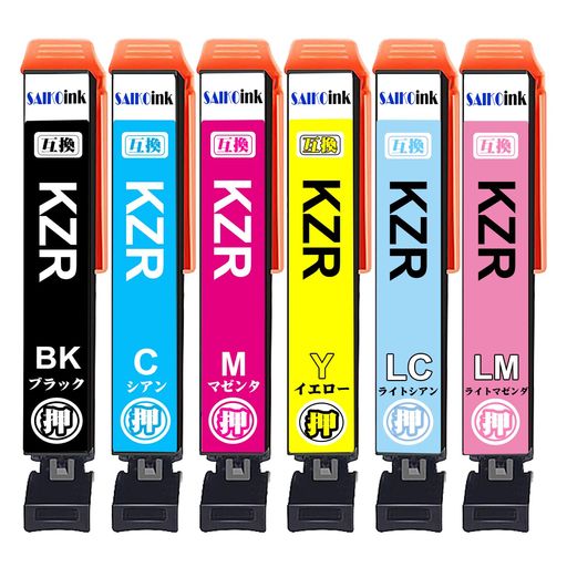 KZR-6CL-L クジラ インク エプソン KZR 互換インクカートリッジ E