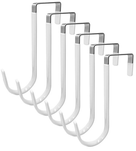 6個セットアハンガードアフックフックドア吊りドアハンガーフックドア掛けア吊り帽子掛け服ネクタイタ..