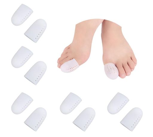 Natiform靴下指サック(5ペア、10個セット)保護親指足指保護キャップ小指足靴擦れ防止つま先保護爪剥がれ保護