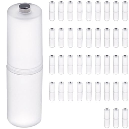 DAOKAI 40PCS AAA TO AAバッテリーアダプタ、バッテリーホルダーコンバータ透明ケースホルダーシェル(電池は含まれていません)