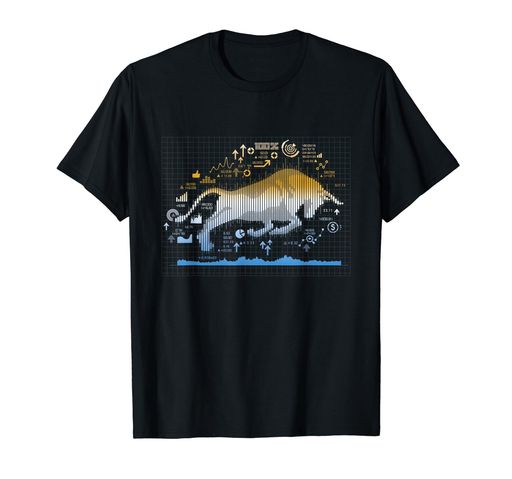 ブル投資家利潤株式市場キャピタリズムトレードギフトTシャツ