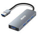 BENFEI USB 3.0 ハブ 4ポート 超薄型 USB 3.0 ハブ MACBOOK、MAC PRO、MAC MINI、IMAC、SURFACE PRO、...