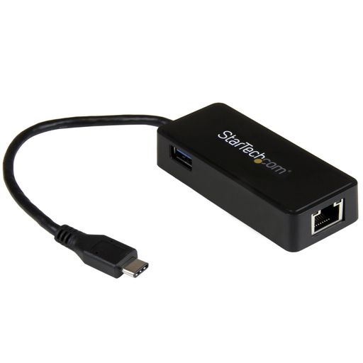 Other - StarTech.comUSB-C-ギガビットネットワーク有線LAN変換アダプタUSB3.0ポートx1付きUS1GC301AU