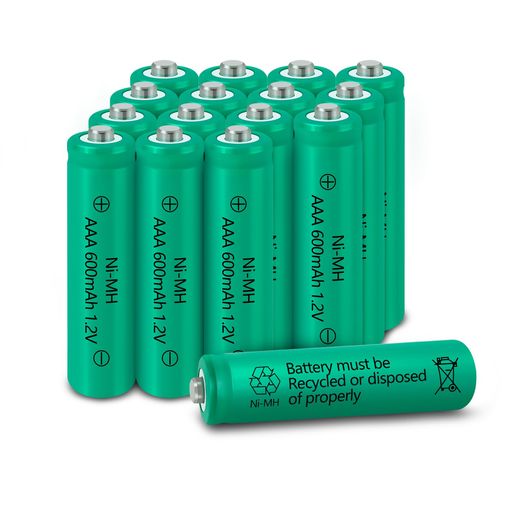 単4 充電池 充電式 電池 1.2V 単四 単4形 ニッケル水素 ソーラー電池 AAA 600mAh ...