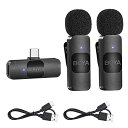 BoyaBY-V202.4GHzワイヤレスピンマイク360°全方向無指向性充電式9.5g軽量コンパクト自動ペア50メートル安定受信9時間連続駆動プロ向け本格的録音Android端末向けタイプC用