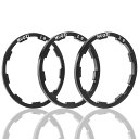 Kigauru3個セットバイクスペーサースプロケスペーサーアルミニウム合金1mm/2mm/2mmバイクフライホイールハブスペーサー軽量タワーベースブラケットアクスルワッシャー