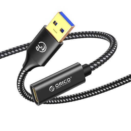 ORICOUSB変換ケーブル変換アダプタUSB-A(オス)toType-C(メス)変換コネクタUSB-A3.1Gen210Gbps高速データ転送5V/3A充電PC/充電器など対応ACF31-03(0.3m)