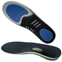 AIMATO疲れないインソール衝撃吸収スポーツ靴中敷き抗菌防臭防滑サイズ調整アーチサポート美姿勢キープ男女兼用(ブラック23.5-24cm)(4)