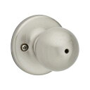 Kwikset93001-875ポロベッド&バスノブサテンニッケルプライバシー