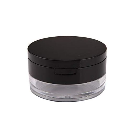 鏡付きクリアルースパウダーケースメイク用パフボクス旅行携帯用パウダー容器手作りコスメ詰替え容器ス..
