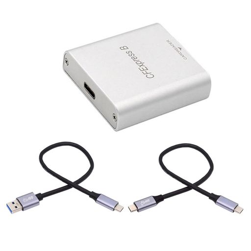 xiwaiUSB3.1Type-CUSB3.0Type-A-CFEType-BスロットカードリーダーGen210GpbsCFExpress延長アダプターUSBC-USBC/USBAケーブル付き xiwaiUSB3.1Type-CUSB3.0Type-A-CFEType-BスロットカードリーダーGen210GpbsCFExpress延長アダプターUSBC-USBC/USBAケーブル付き