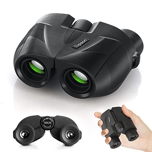 Topson双眼鏡ライブ用コンサート10倍ライブ25mm口径推し活ライブ参戦超軽量271gメガネ対応FMCマルチコーティング長時間の使用でも疲れにくい子供用大人用初心者向け首にやさしいネックス…