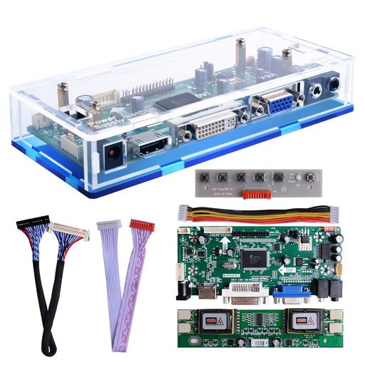 GeeekPiNT68676キットHDMI+VGA+DVI+オーディオ入力LCDコントローラードライバーボードまたはHSD190MEN4M170EN0617”19”1280x1024 GeeekPiNT68676キットHDMI+VGA+DVI+オーディオ入力LCDコントローラードライバーボードまたはHSD190MEN4M170EN0617”19”1280x1024